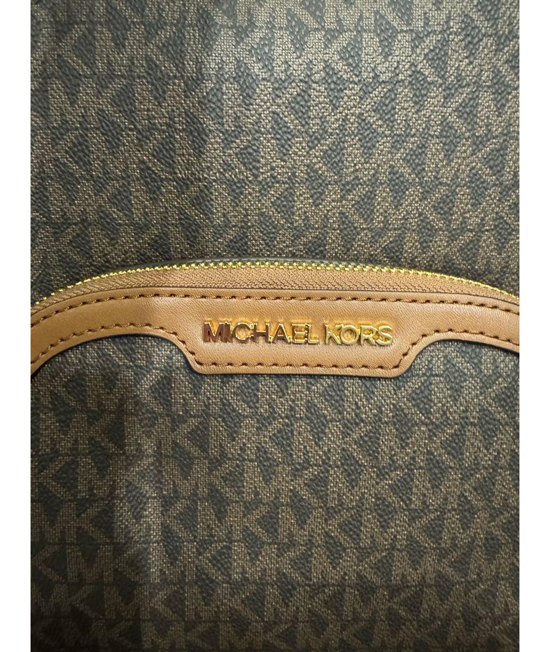 MICHAEL KORS Коричневый рюкзак, фото 7