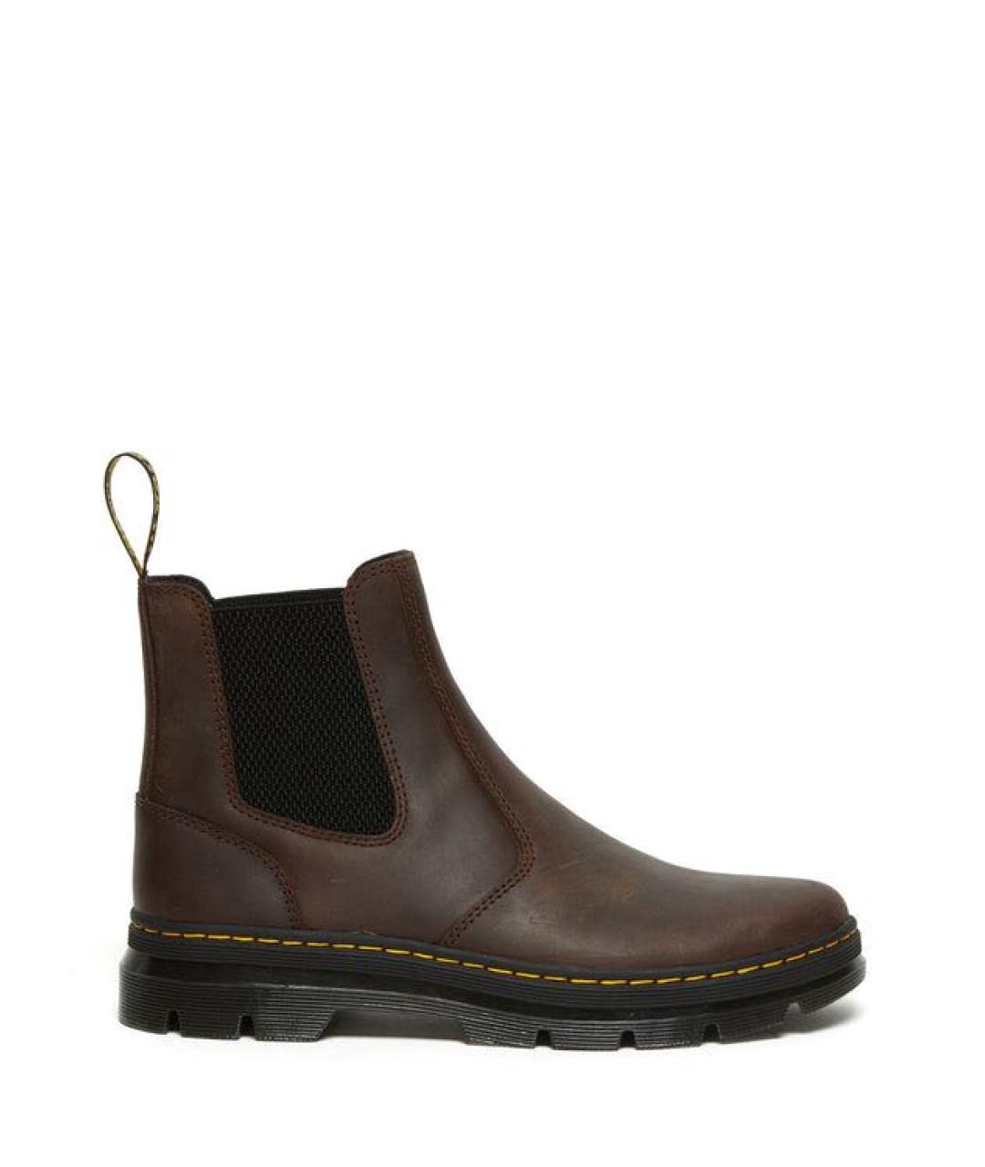 DR. MARTENS Коричневые кожаные ботинки, фото 1