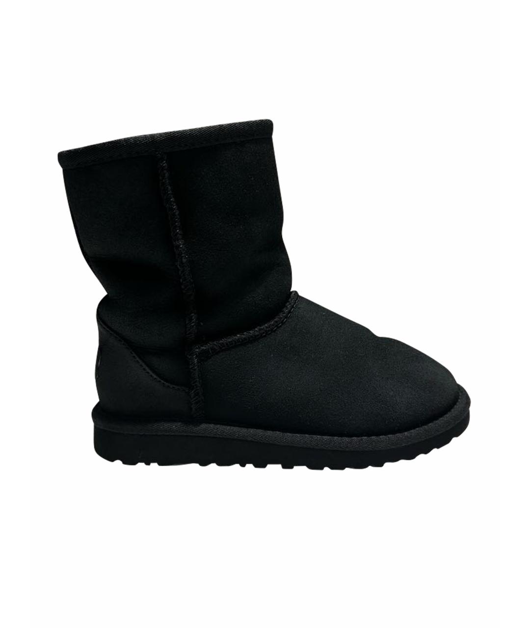 UGG AUSTRALIA KIDS Черные замшевые сапоги, фото 1