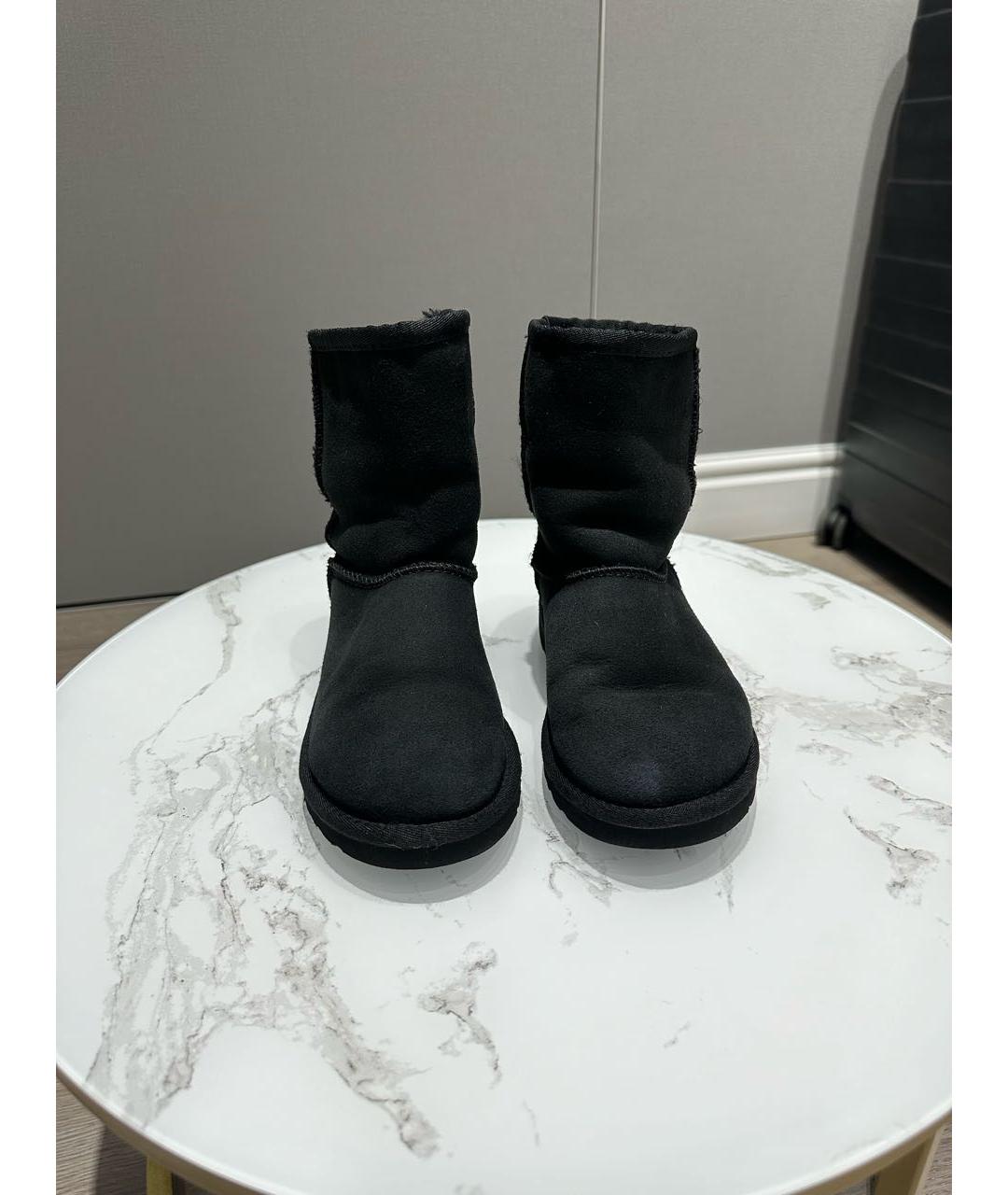 UGG AUSTRALIA KIDS Черные замшевые сапоги, фото 2