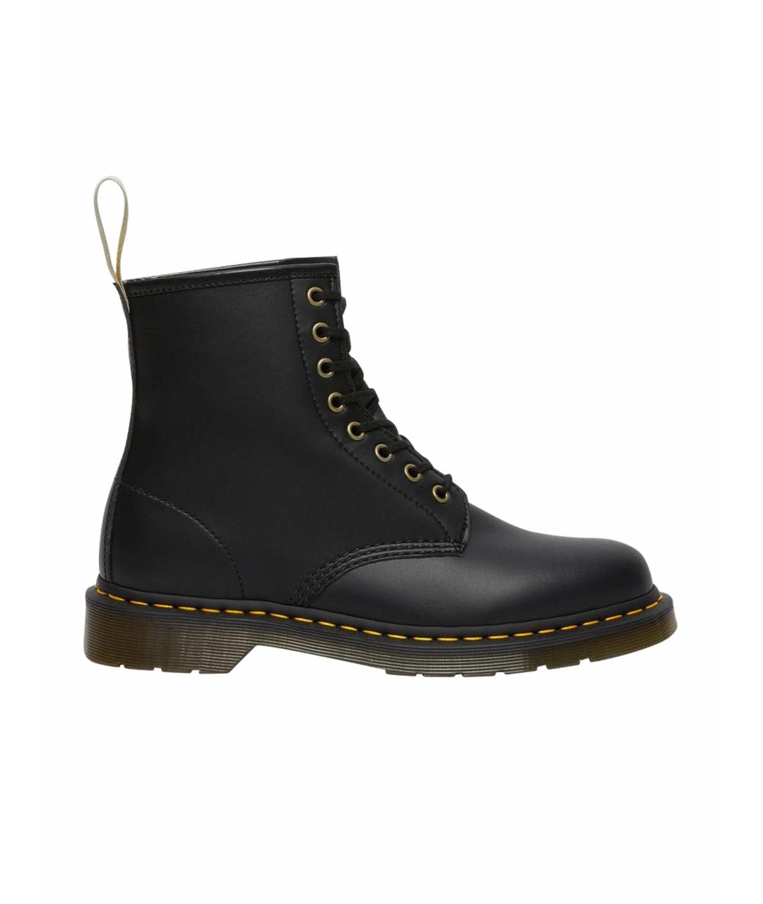 DR. MARTENS Черные ботинки из искусственной кожи, фото 1