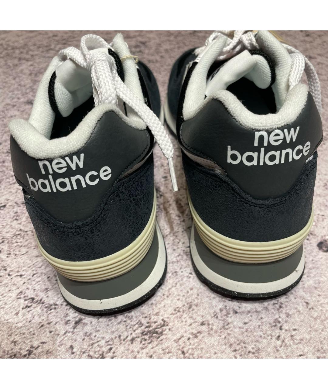 NEW BALANCE Черные низкие кроссовки / кеды, фото 5