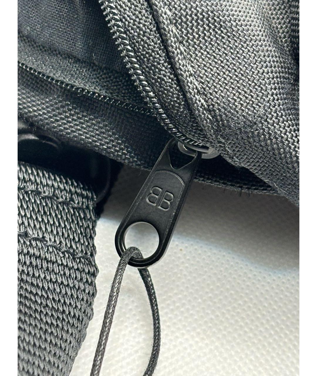 BALENCIAGA Черный синтетический рюкзак, фото 5