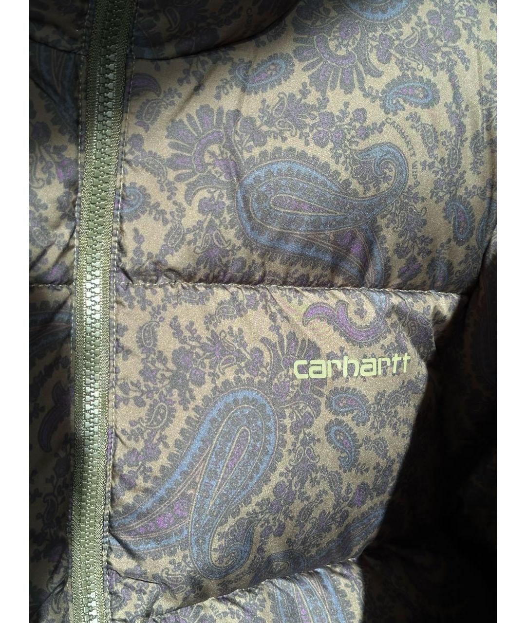 CARHARTT WIP Коричневый полиэстеровый пуховик, фото 7