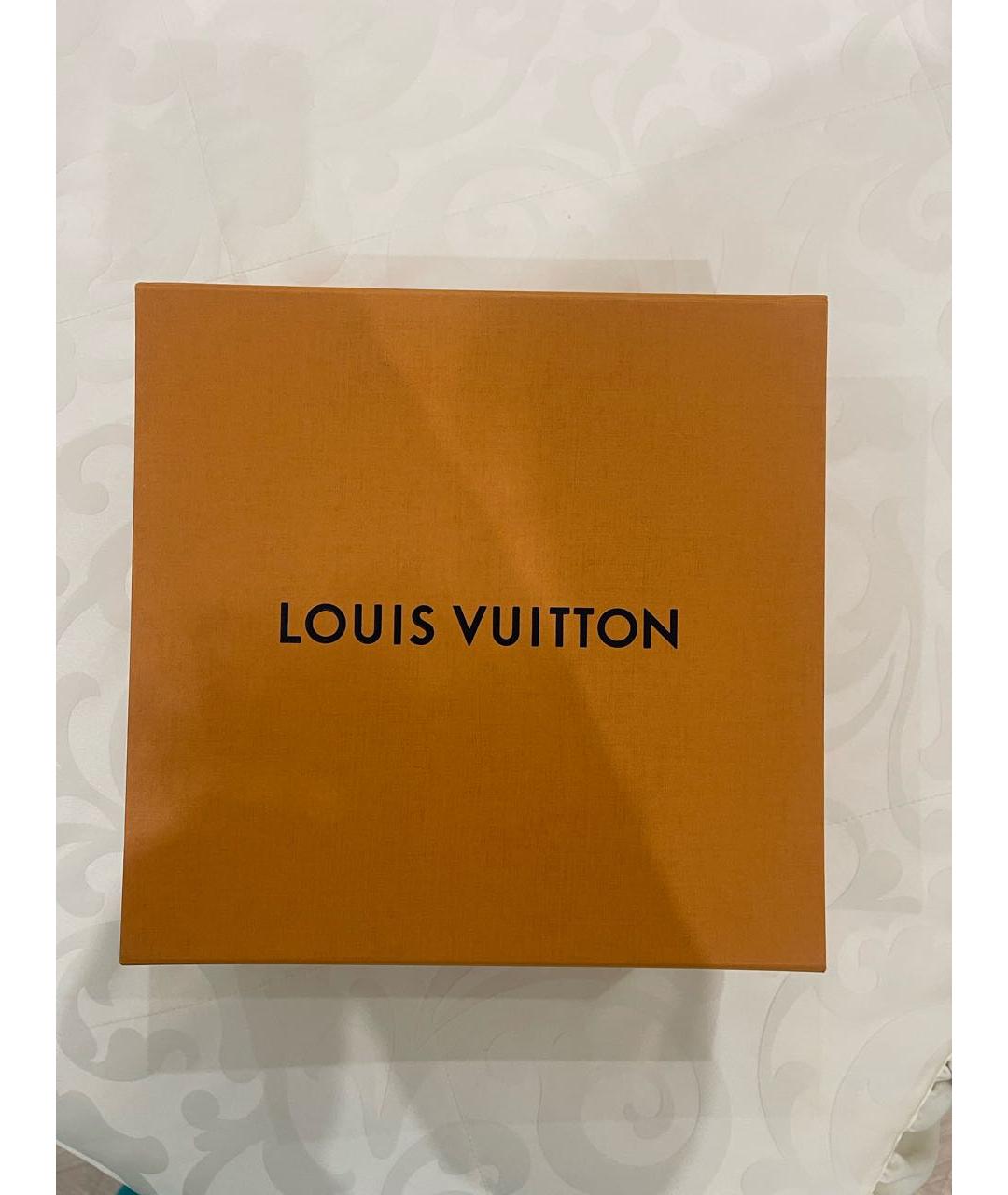 LOUIS VUITTON Бежевая кожаная сумка через плечо, фото 3