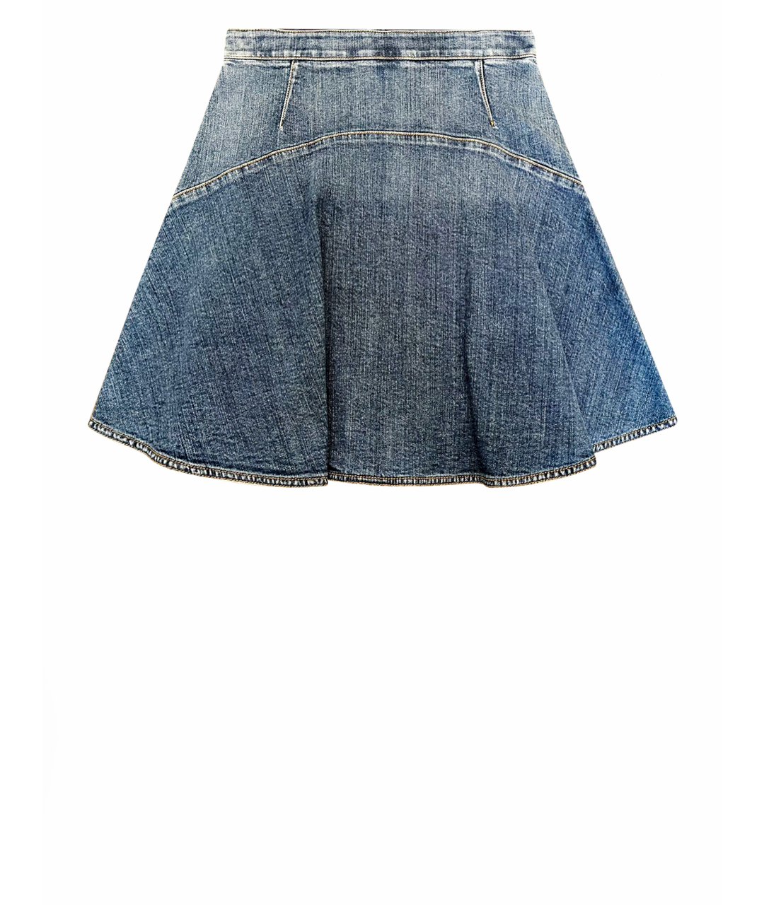 STELLA MCCARTNEY Синяя деним юбка мини, фото 1