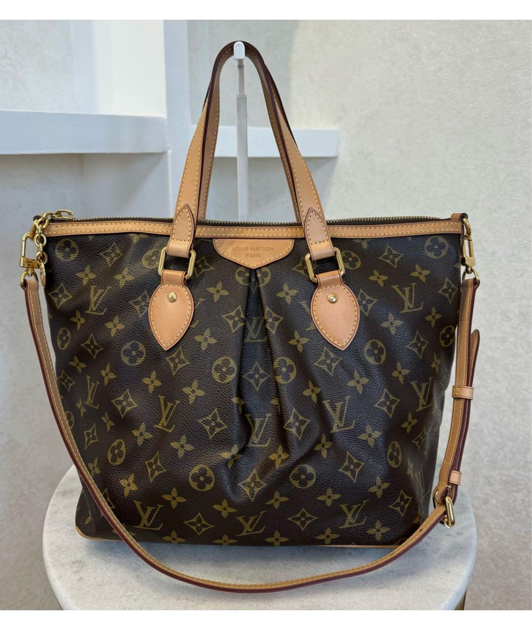 LOUIS VUITTON Коричневая сумка тоут, фото 2