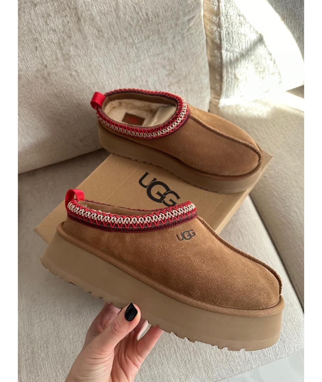 UGG AUSTRALIA Бежевые ботинки, фото 5