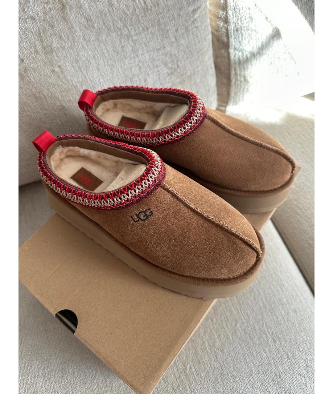 UGG AUSTRALIA Бежевые ботинки, фото 2