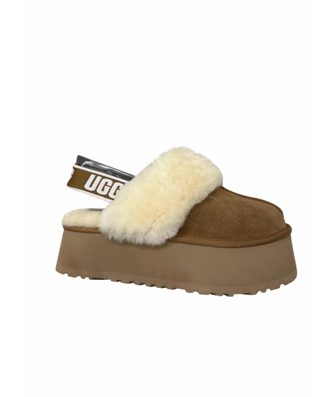 UGG AUSTRALIA Бежевые мюли, фото 1