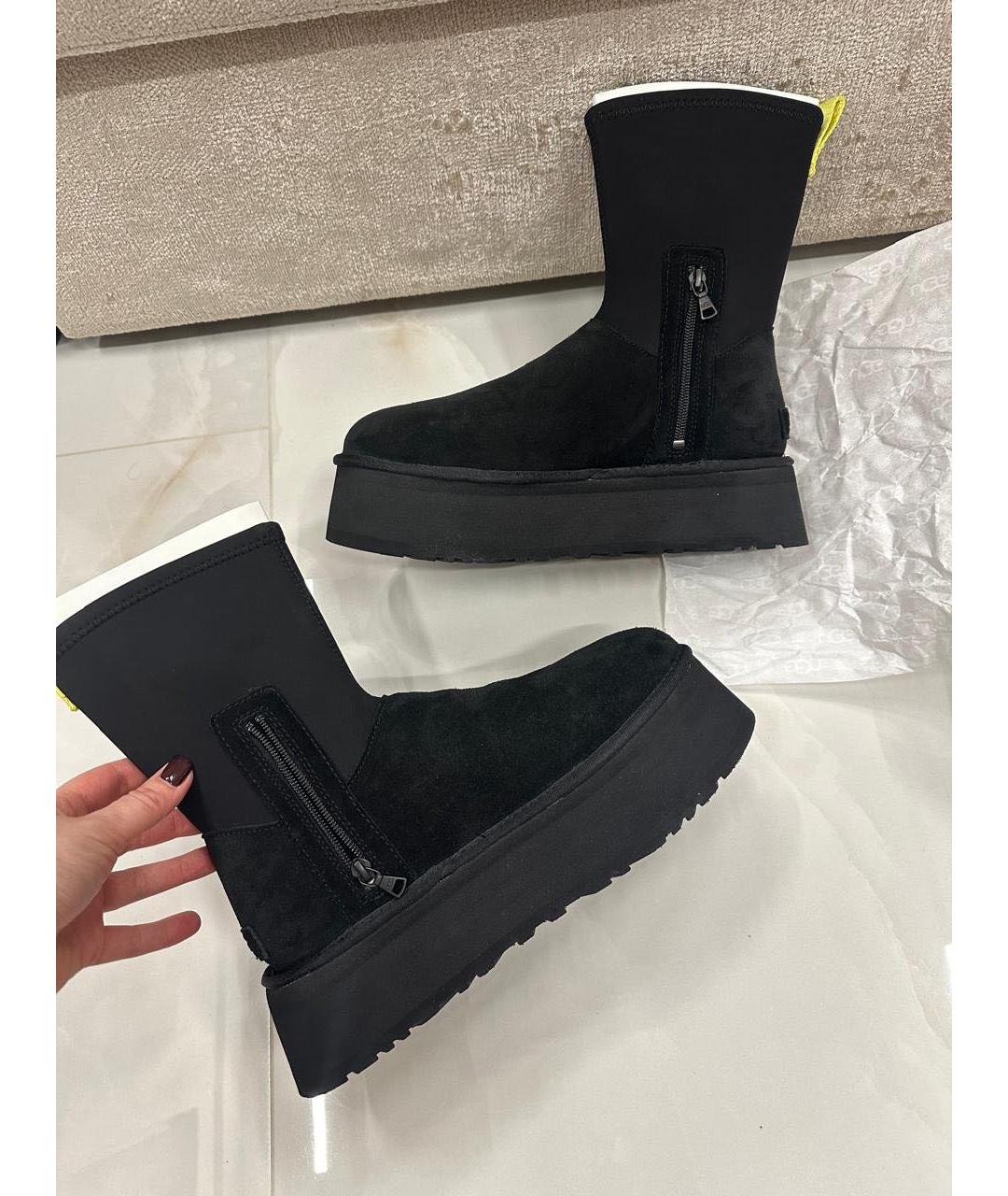 UGG AUSTRALIA Черные сапоги, фото 3