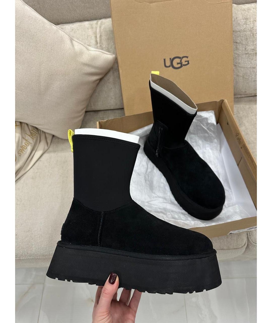 UGG AUSTRALIA Черные сапоги, фото 6