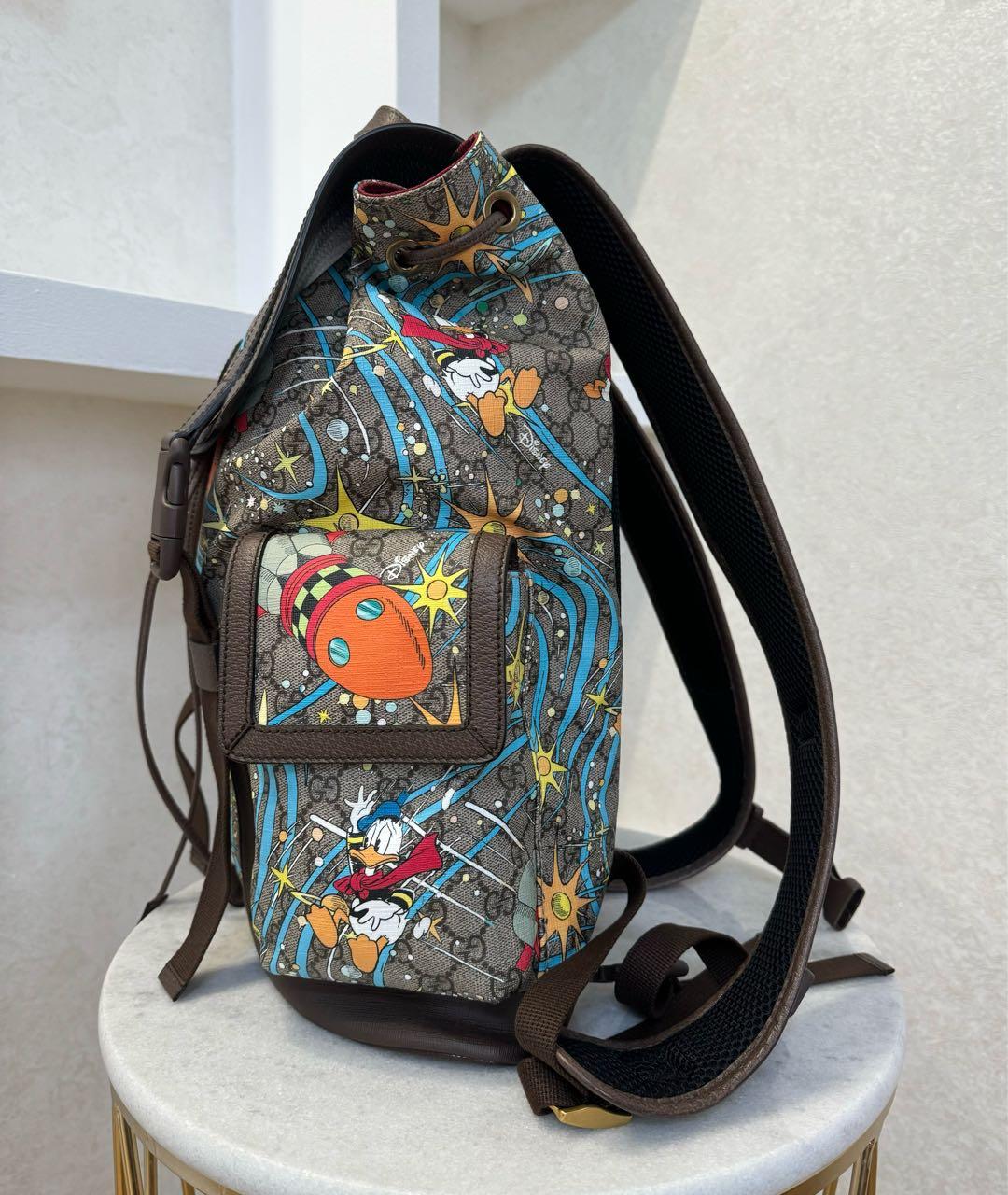 GUCCI Кожаный рюкзак, фото 5