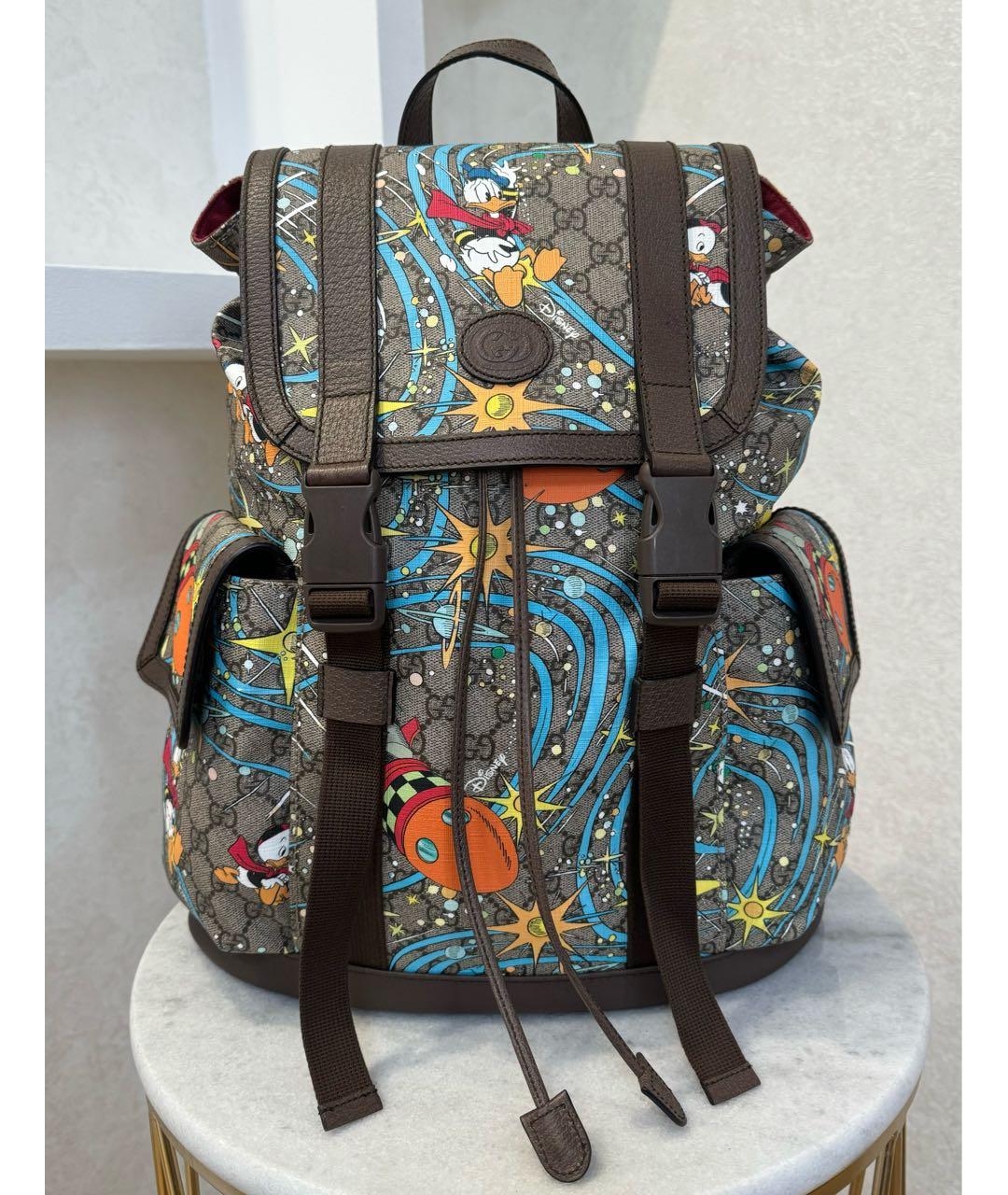 GUCCI Кожаный рюкзак, фото 2