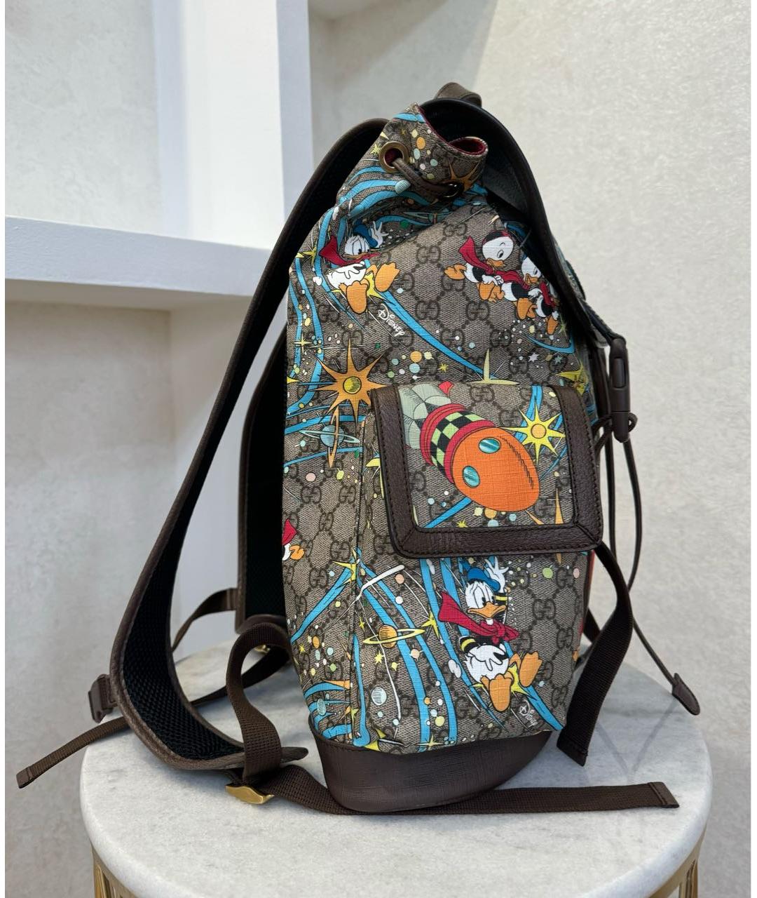 GUCCI Кожаный рюкзак, фото 4