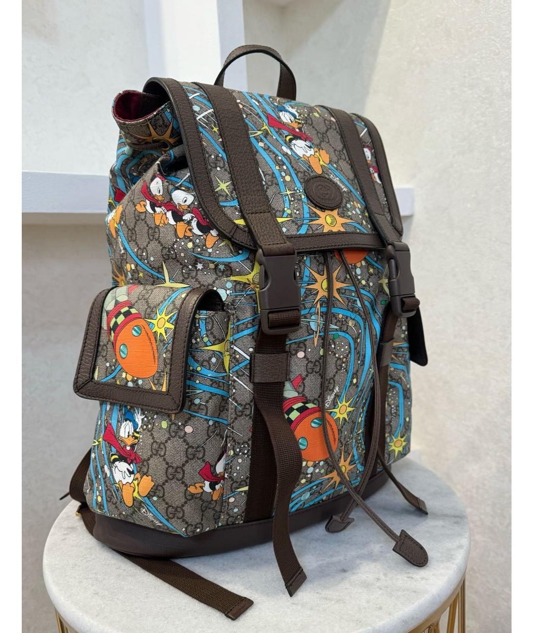 GUCCI Кожаный рюкзак, фото 3