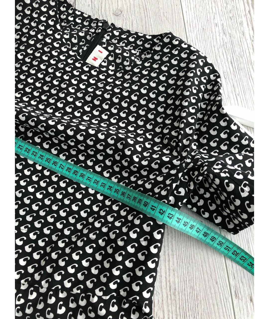 MARNI Черное хлопковое повседневное платье, фото 4
