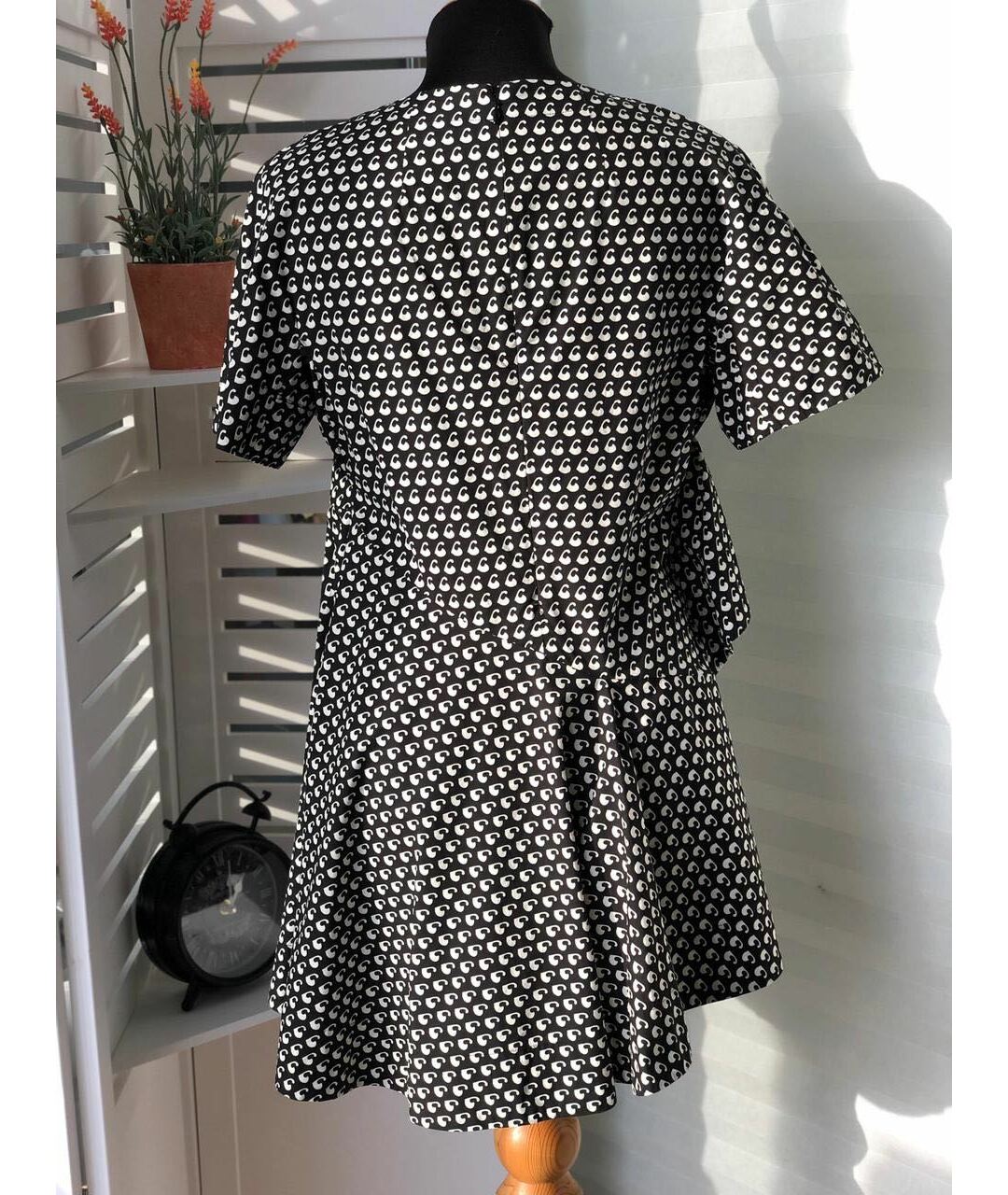 MARNI Черное хлопковое повседневное платье, фото 3