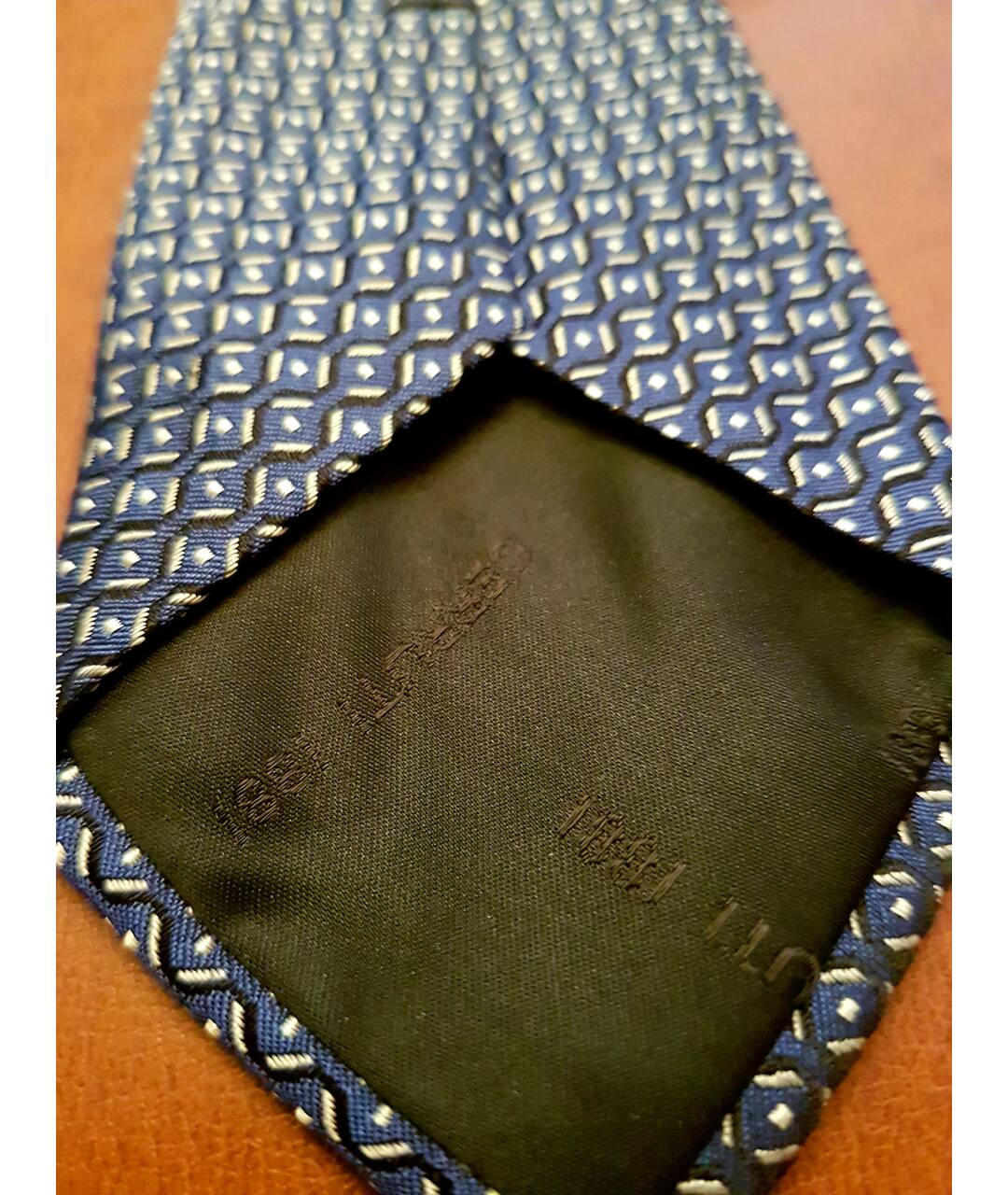 CERRUTI 1881 Синий шелковый галстук, фото 4