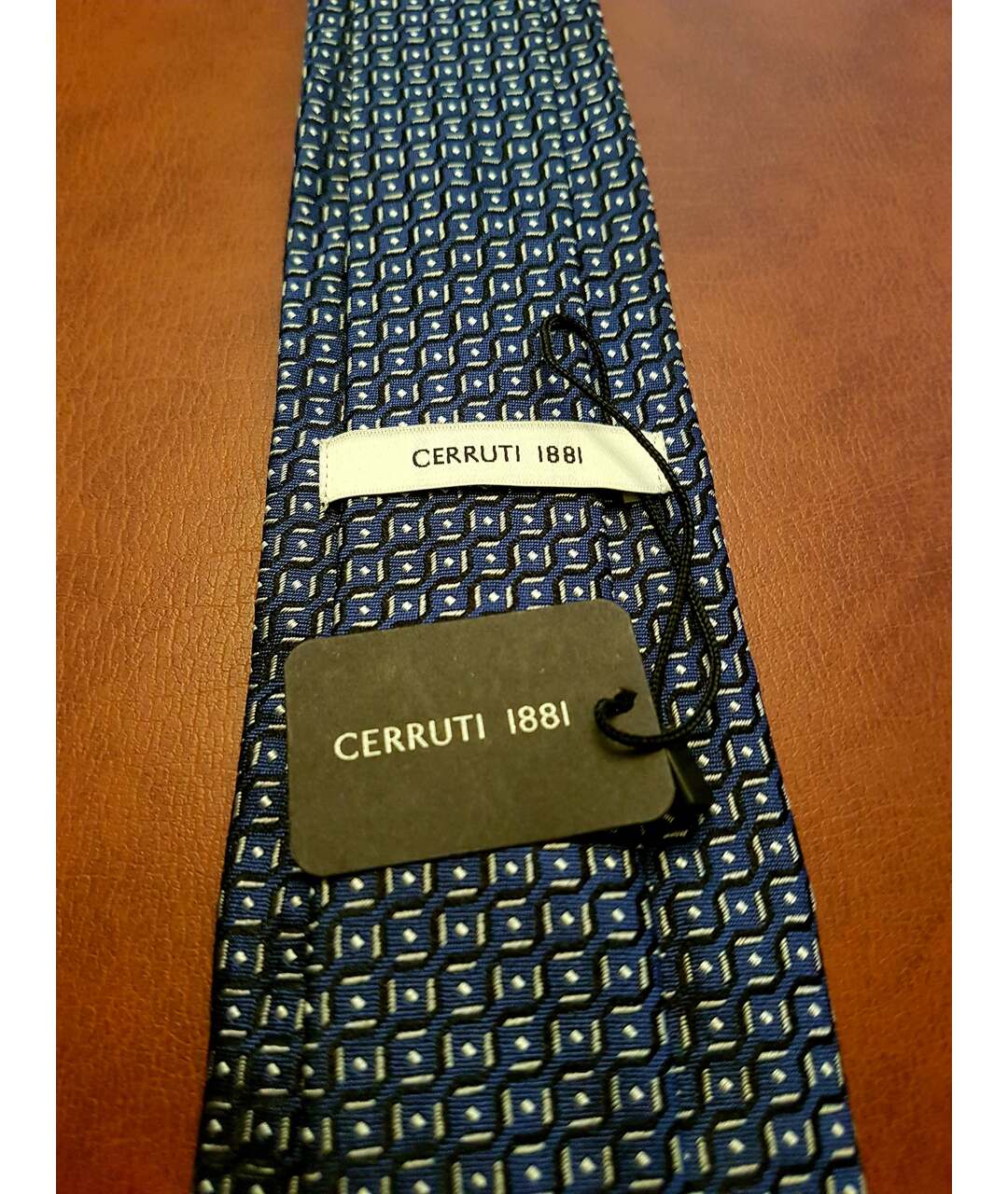 CERRUTI 1881 Синий шелковый галстук, фото 3