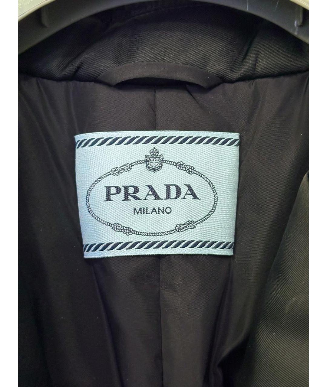 PRADA Черный тренч/плащ, фото 4