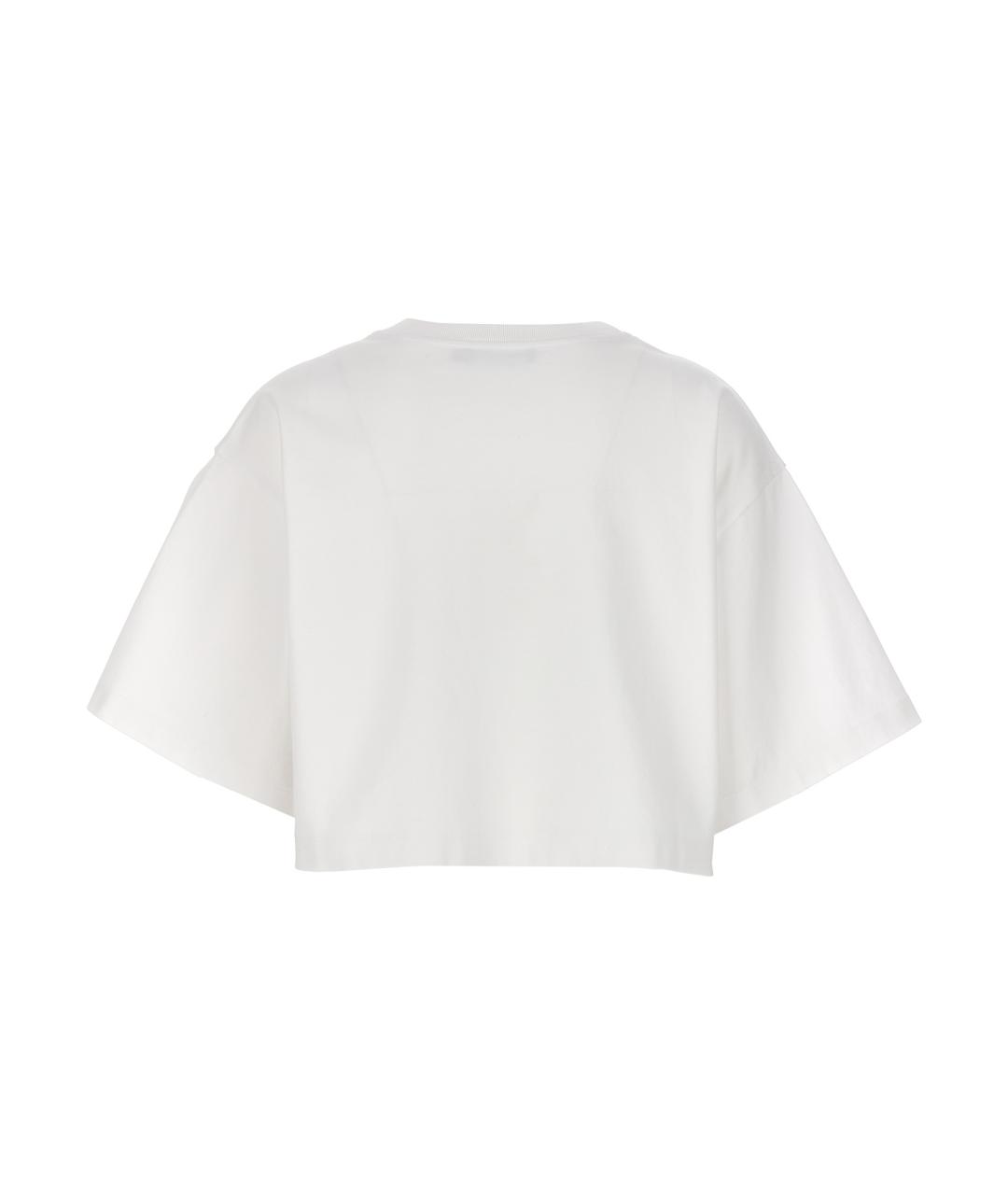 DOLCE&GABBANA Белая хлопковая футболка, фото 2