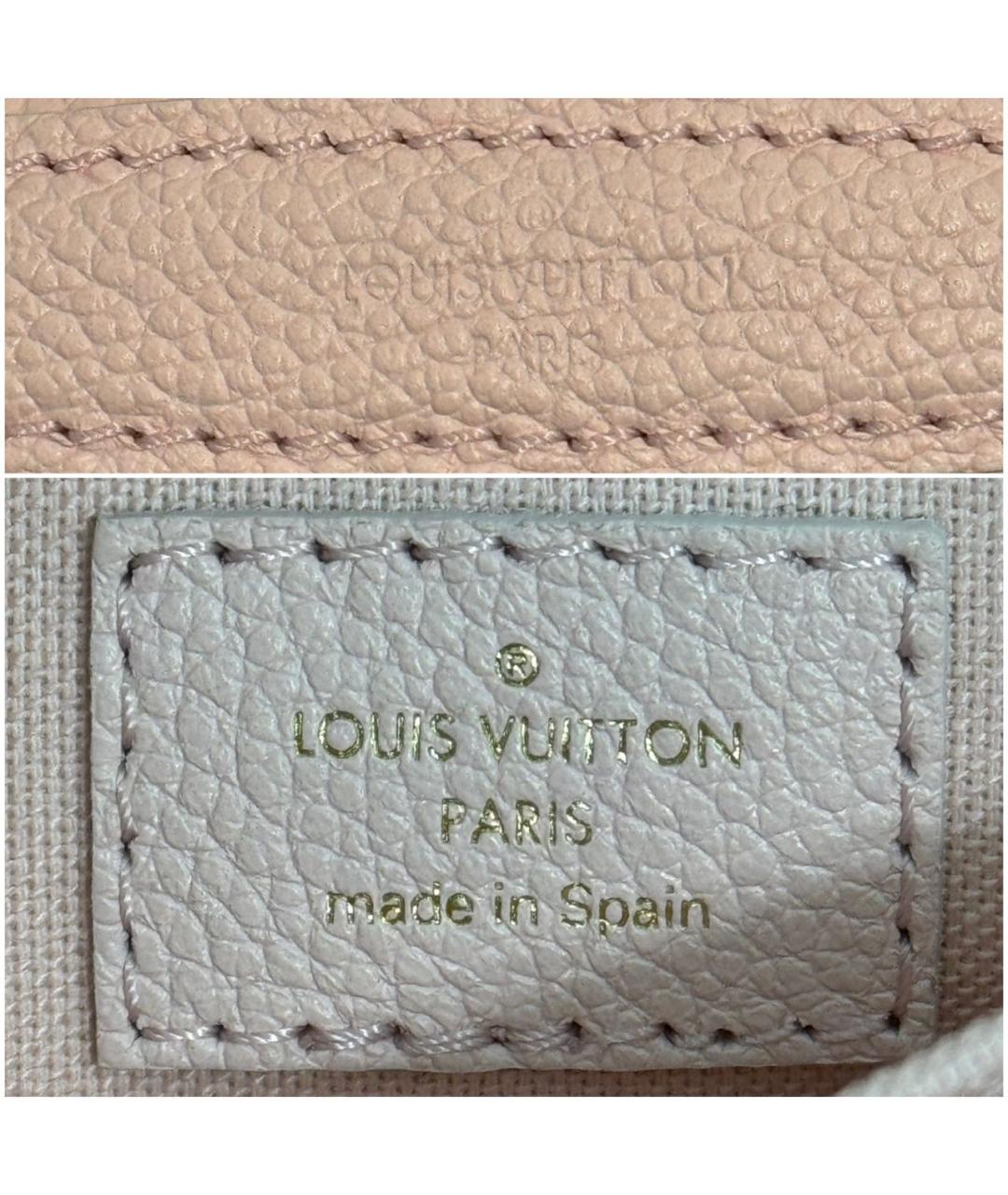 LOUIS VUITTON Розовая кожаная сумка через плечо, фото 7