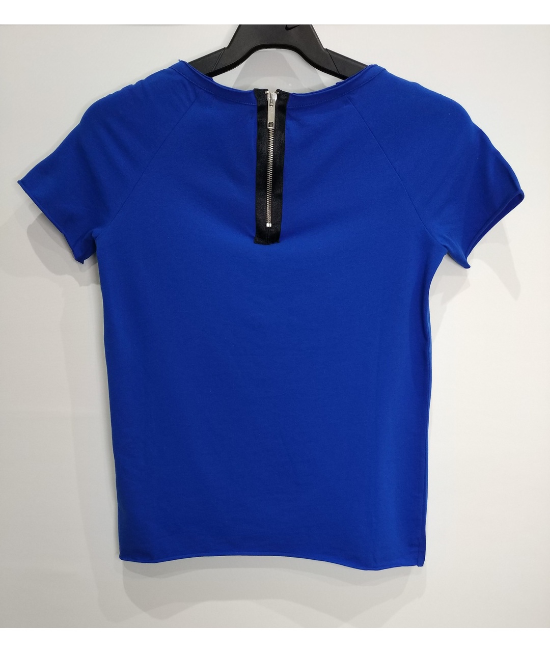 ICEBERG Синяя хлопко-эластановая футболка, фото 2