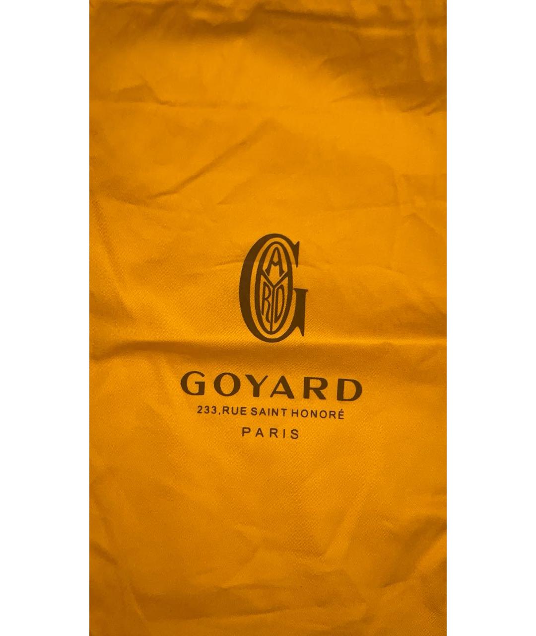 GOYARD Зеленая кожаная сумка на плечо, фото 6