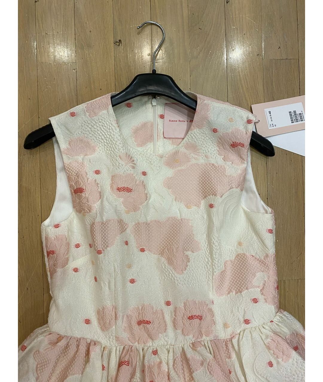 SIMONE ROCHA Розовое вискозное повседневное платье, фото 6