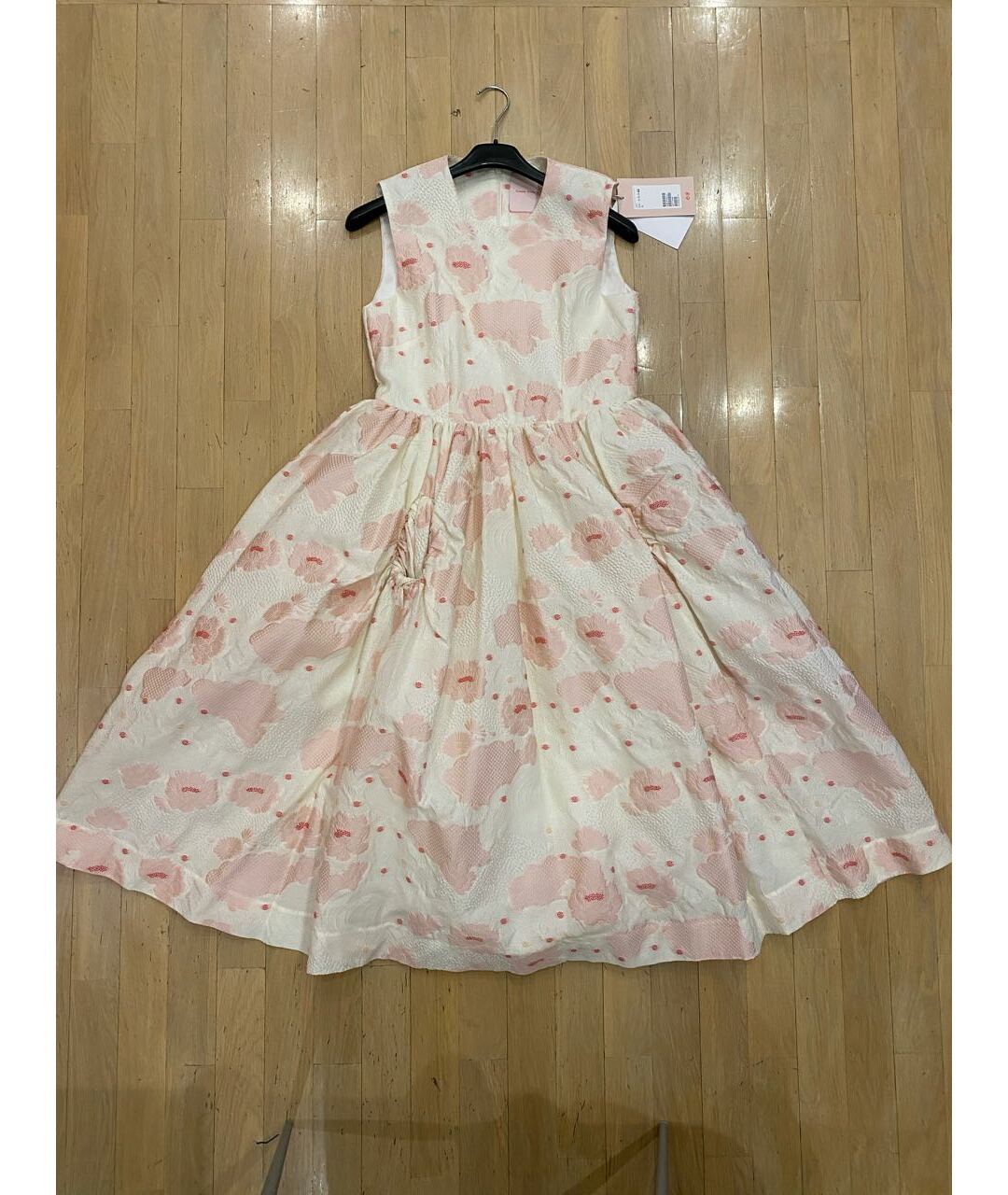 SIMONE ROCHA Розовое вискозное повседневное платье, фото 3