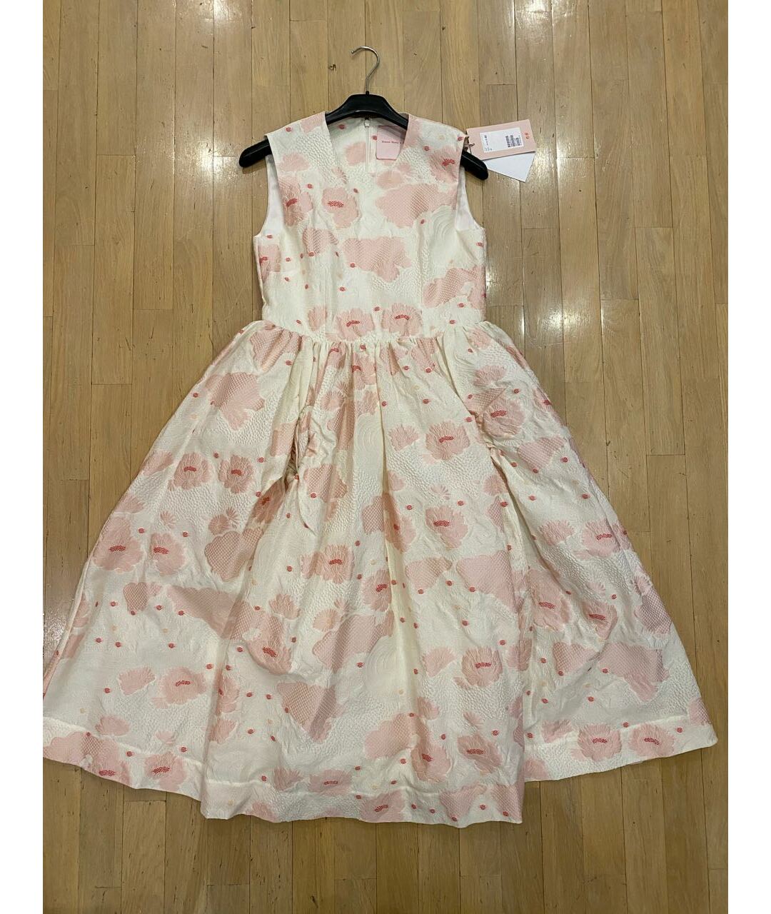 SIMONE ROCHA Розовое вискозное повседневное платье, фото 2