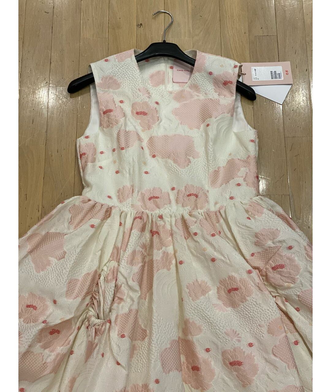 SIMONE ROCHA Розовое вискозное повседневное платье, фото 4