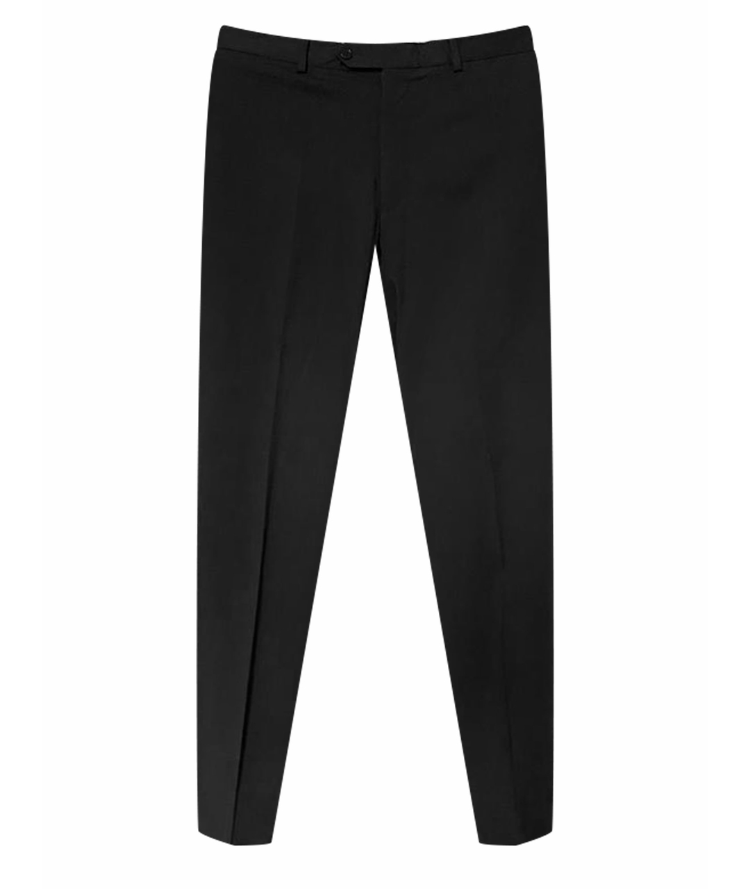 ARMANI COLLEZIONI Черные хлопко-эластановые классические брюки, фото 1