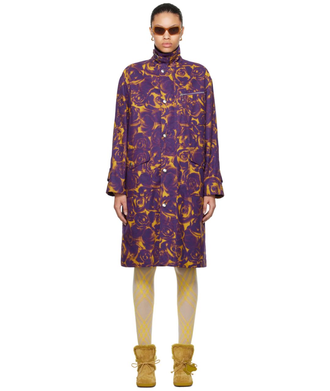 BURBERRY Мульти хлопковое пальто, фото 2