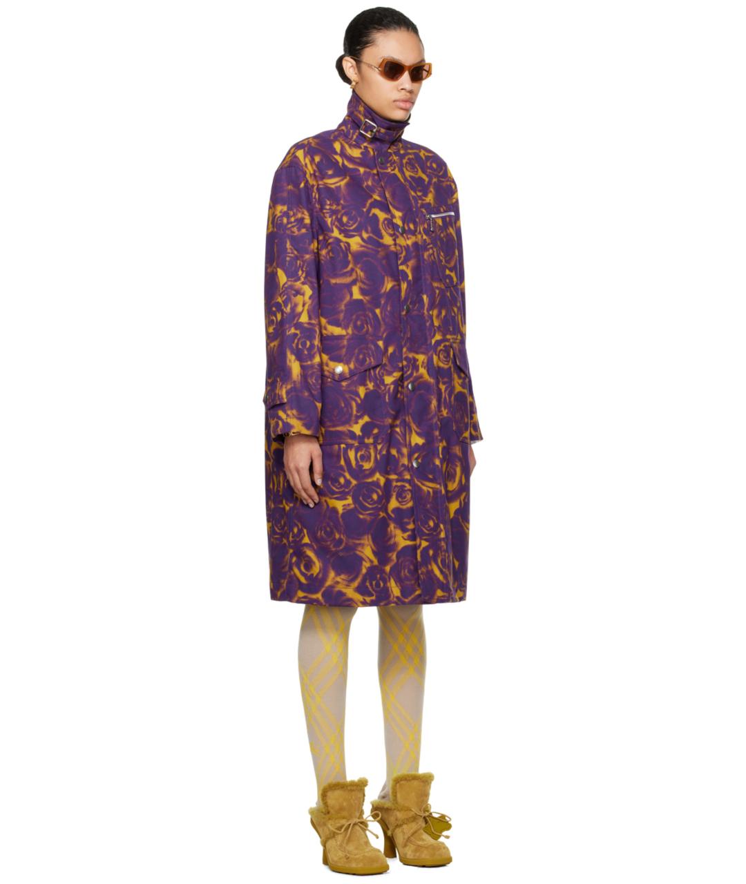 BURBERRY Мульти хлопковое пальто, фото 3
