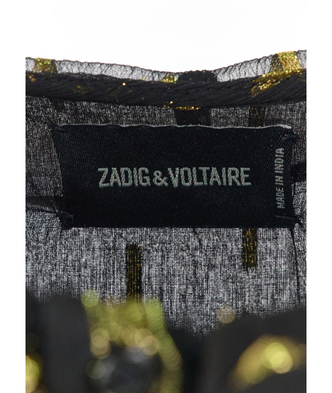 ZADIG & VOLTAIRE Черное вискозное вечернее платье, фото 3