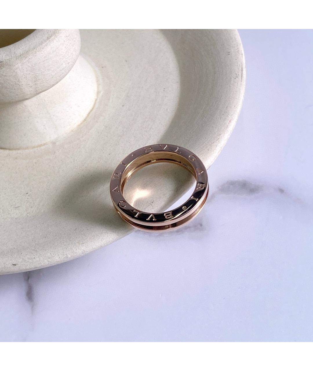 BVLGARI Розовое кольцо из розового золота, фото 3