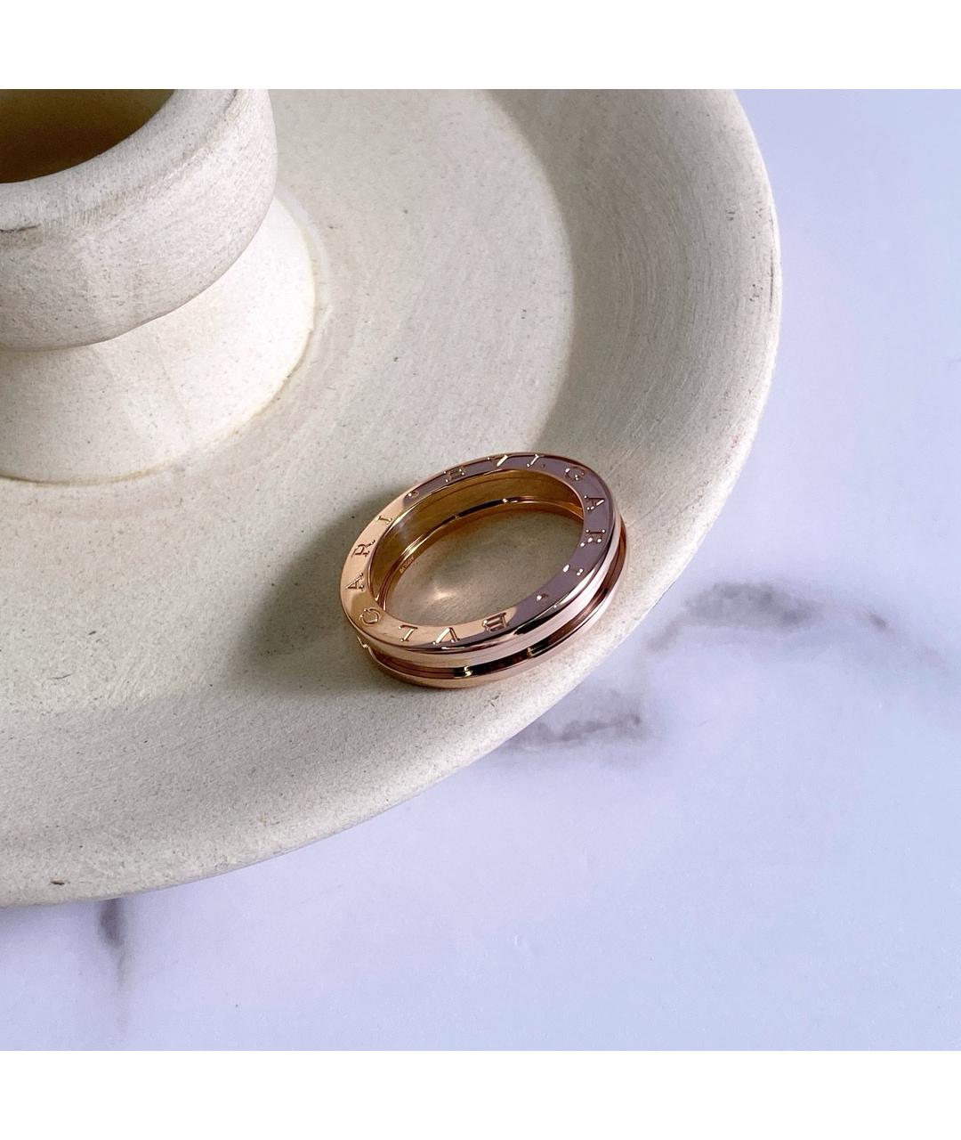 BVLGARI Розовое кольцо из розового золота, фото 2