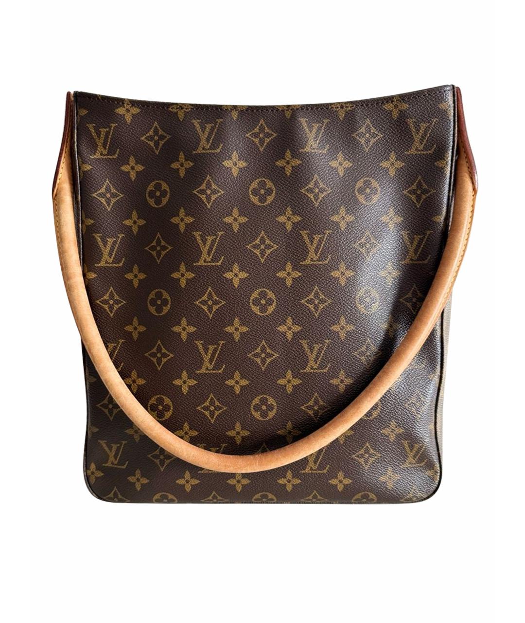 LOUIS VUITTON Коричневая сумка тоут, фото 1