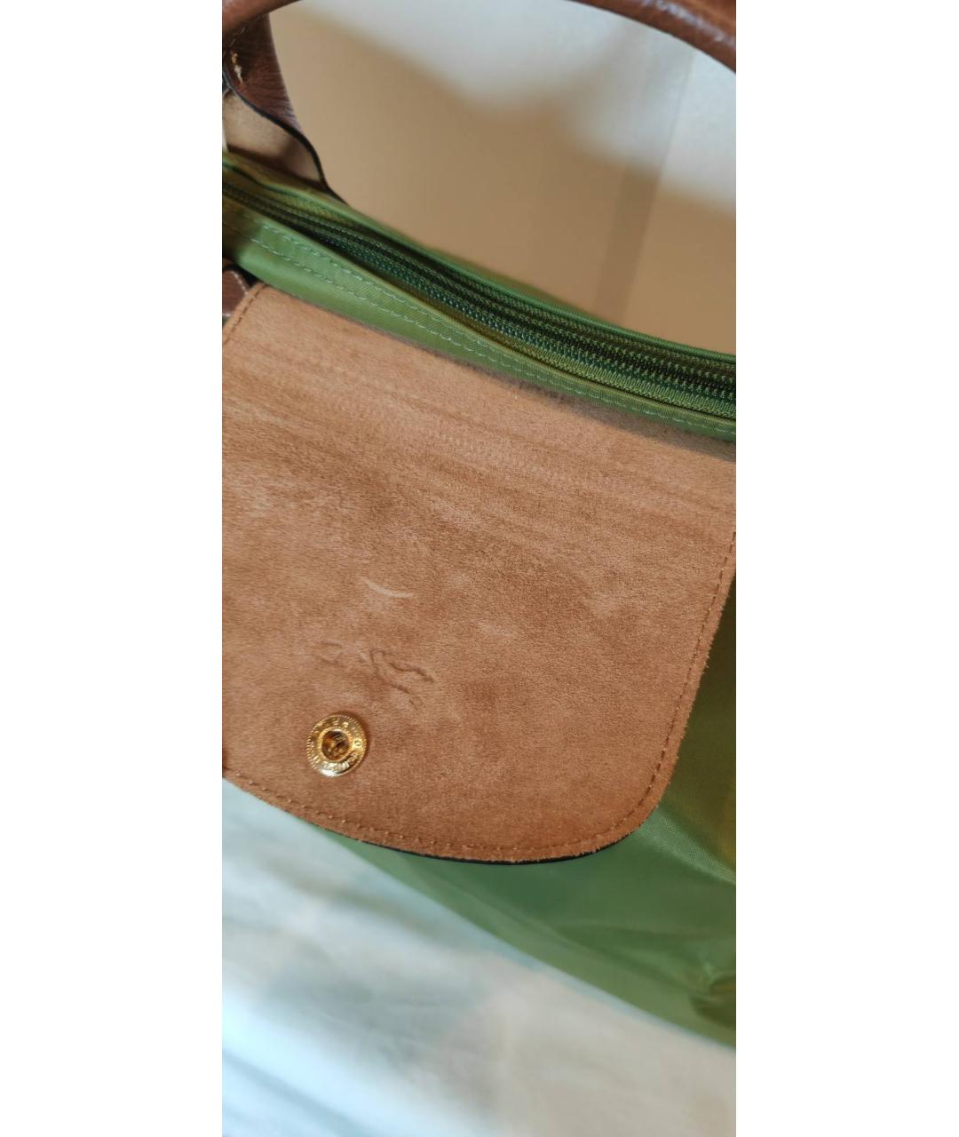 LONGCHAMP Зеленая синтетическая дорожная/спортивная сумка, фото 8