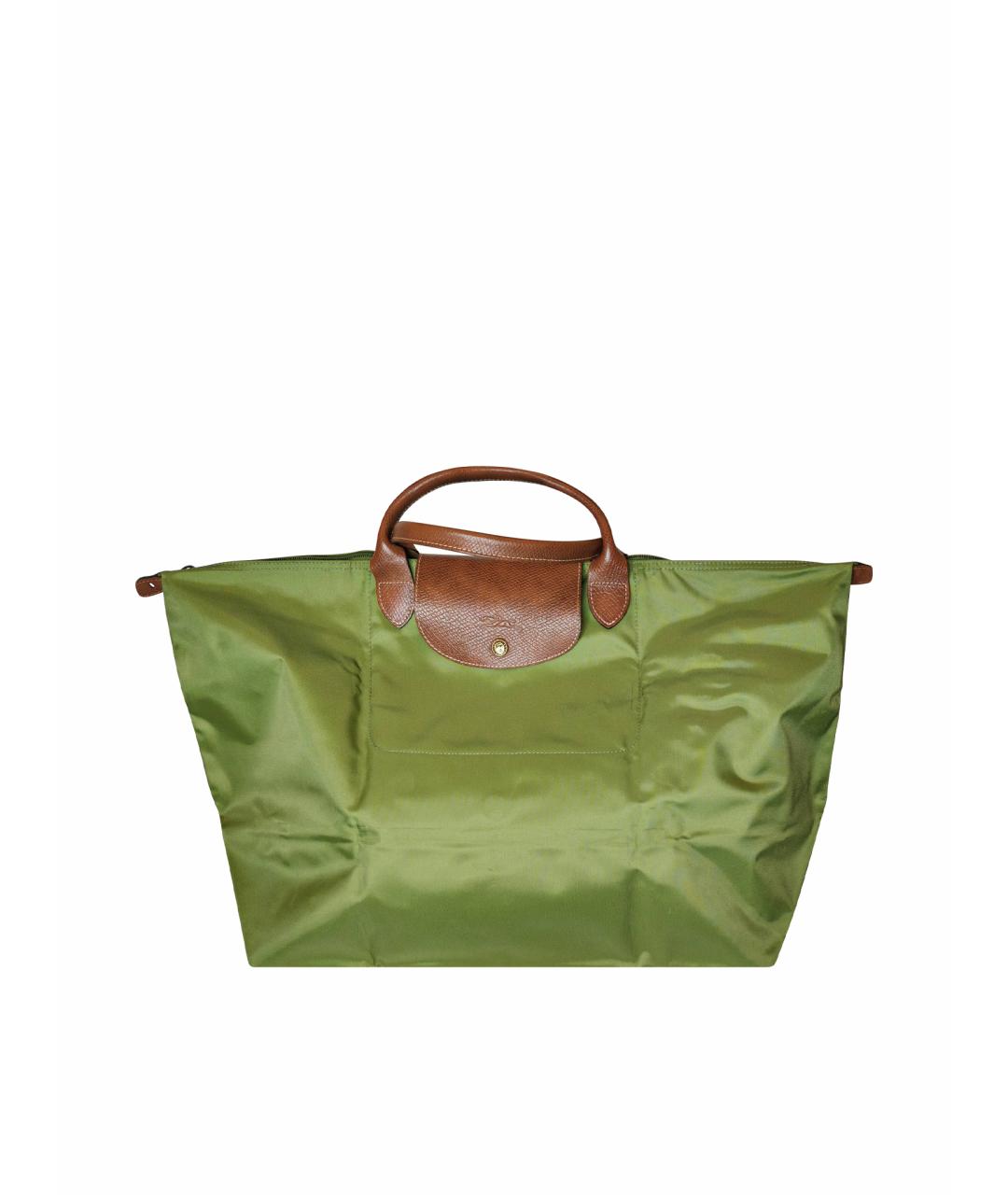 LONGCHAMP Зеленая синтетическая дорожная/спортивная сумка, фото 1