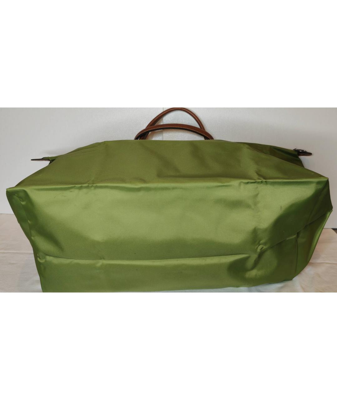 LONGCHAMP Зеленая синтетическая дорожная/спортивная сумка, фото 3