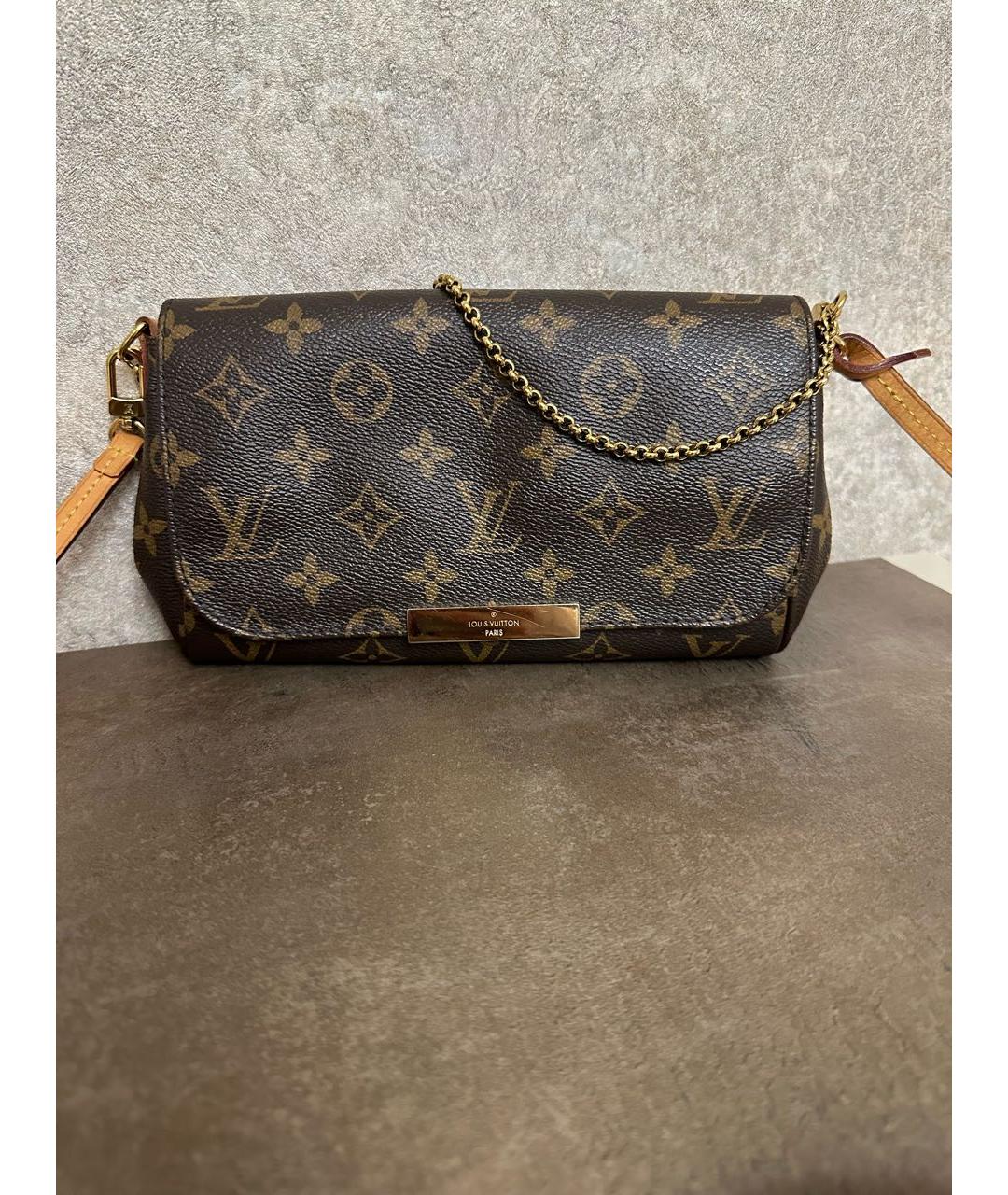 LOUIS VUITTON Коричневая сумка через плечо, фото 2