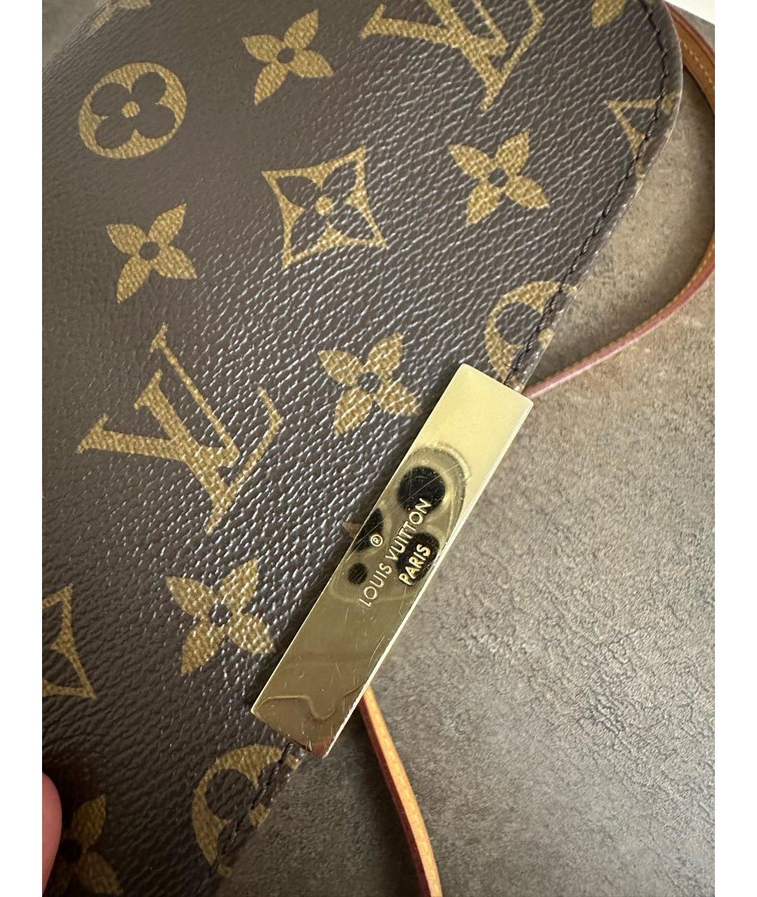 LOUIS VUITTON Коричневая сумка через плечо, фото 6