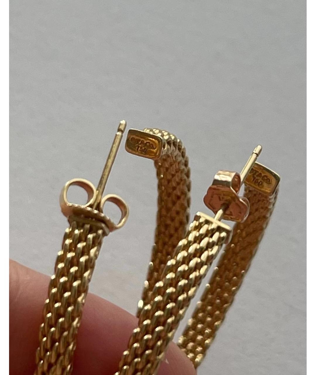 TIFFANY&CO Желтые серьги, фото 3