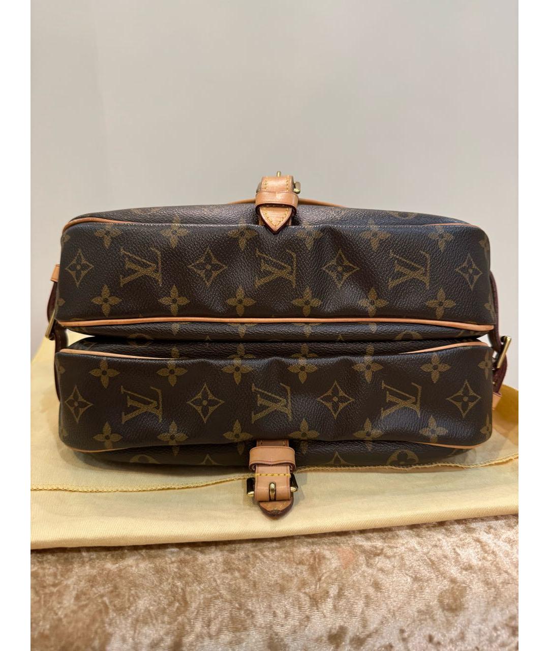 LOUIS VUITTON Коричневая сумка через плечо, фото 5