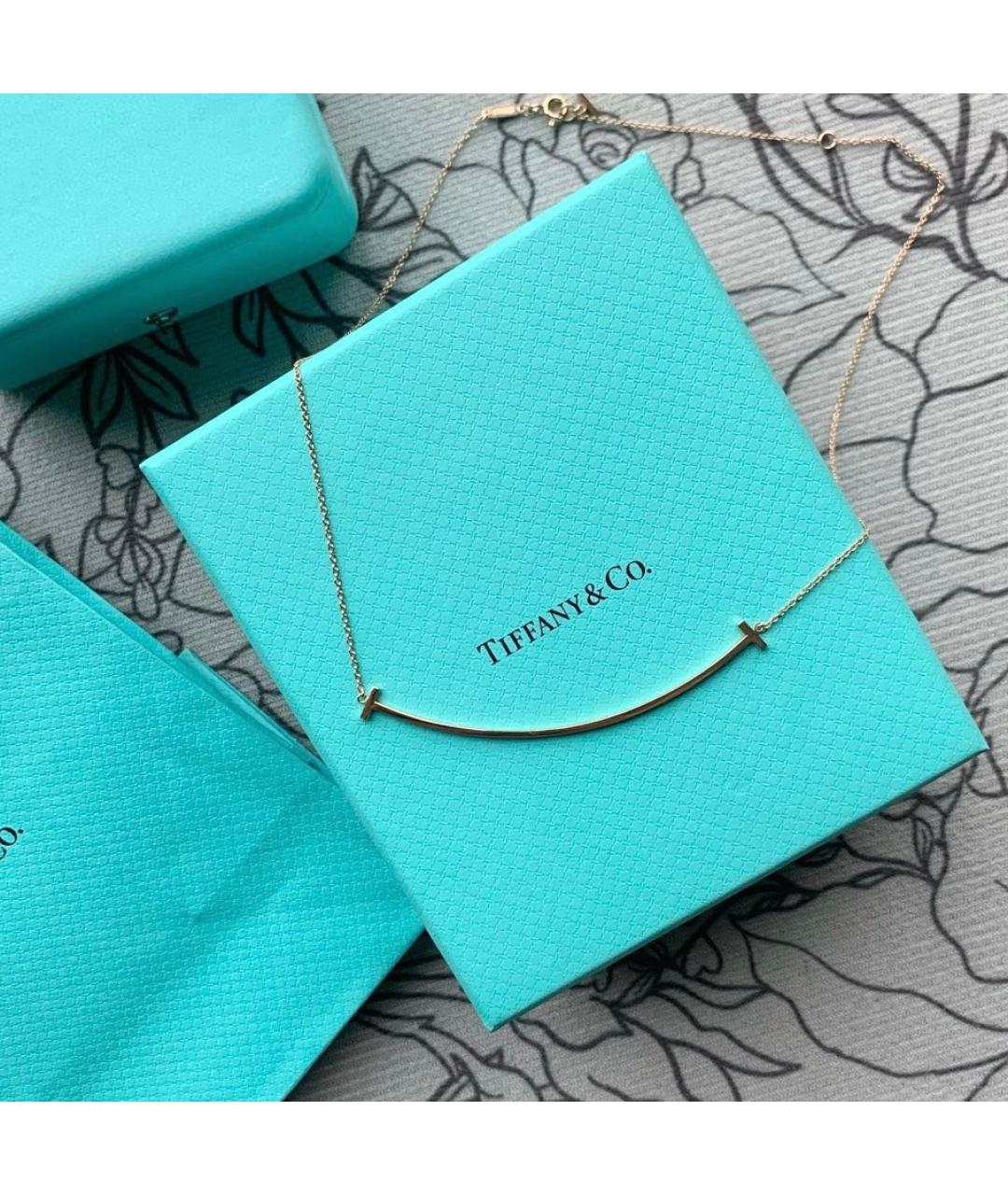 TIFFANY&CO Розовое колье из розового золота, фото 2