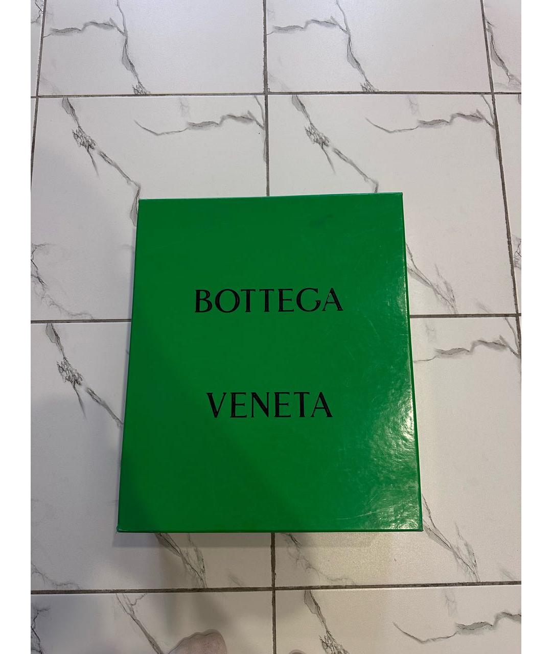 BOTTEGA VENETA Черные кожаные ботинки, фото 3