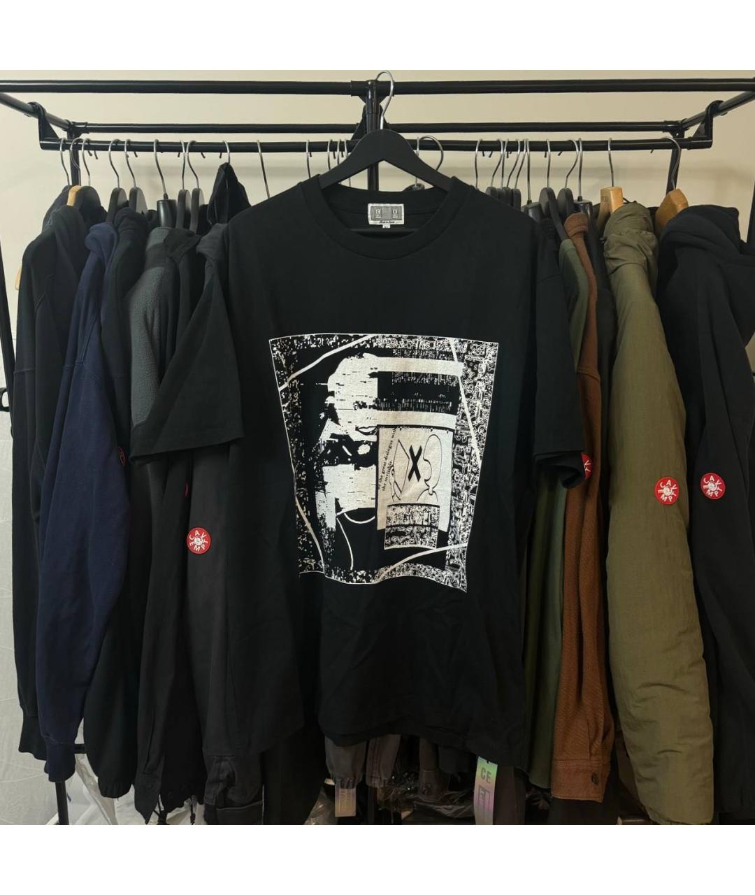 CAV EMPT Черная хлопковая футболка, фото 2